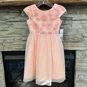 Jayne Copeland Girls’ Sequin Trimmed Dress